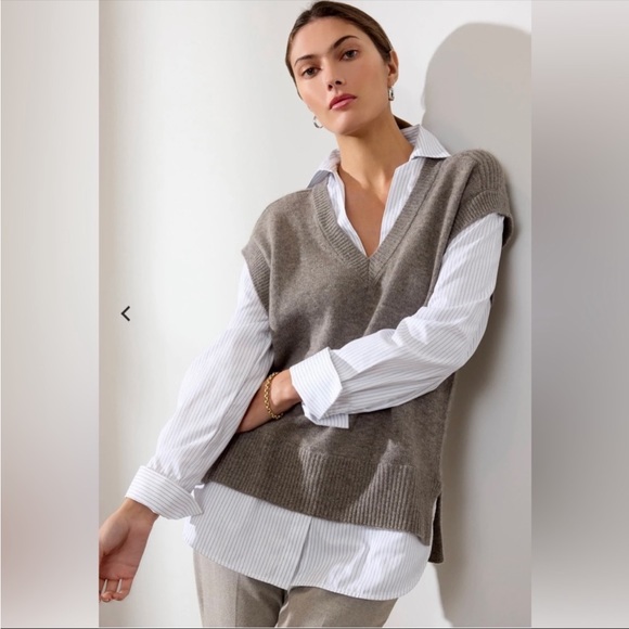 Haute Hippie 100% Merino wool sweater vest - Picture 3 of 16